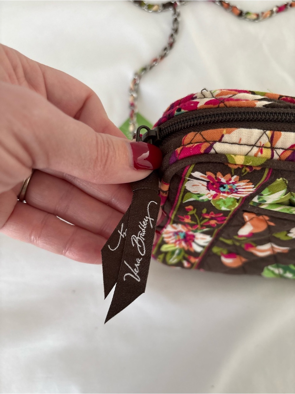 Vera Bradley English Rose Mini Chain Crossbody - Picture 5 of 7